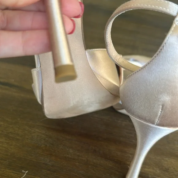 Kate Spade Satin Bow Heels - Champagne - Picture 4 of 6